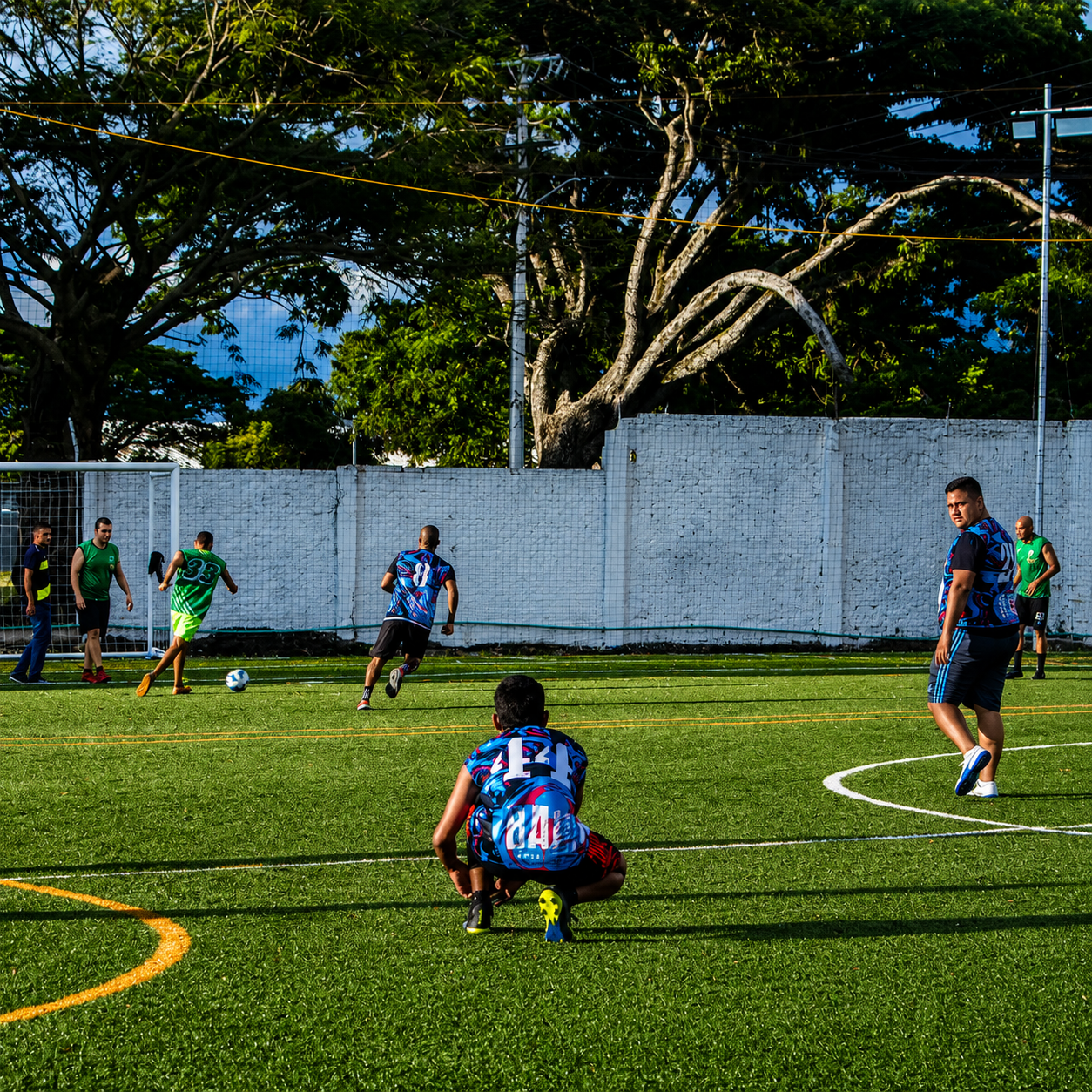 Cancha sintética de fútbol 6v6
